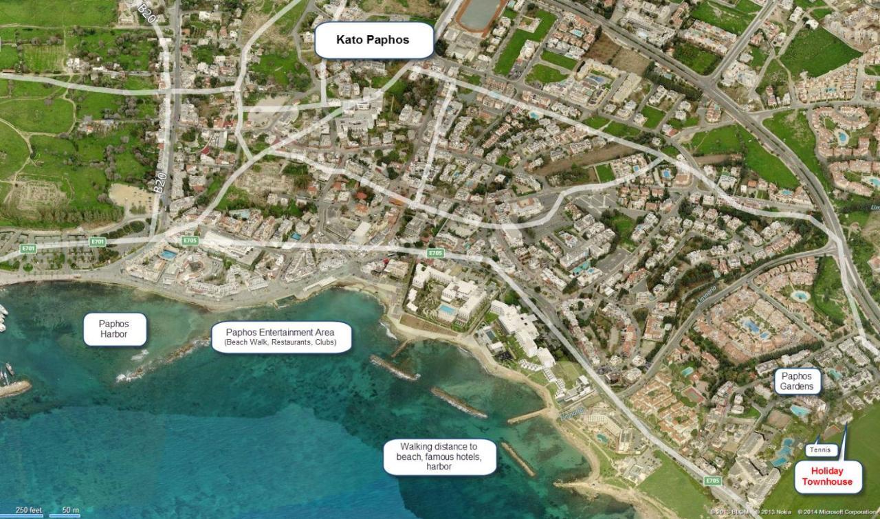 2 Bedroom Townhouse, Close To Paphos Harbour, Use Of Onsite Facilities Kültér fotó